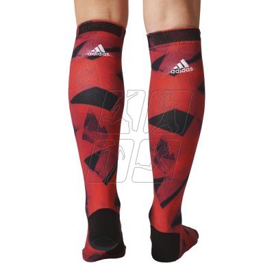 2. Adidas Climalite Graphic Knee Training Socks BS1766