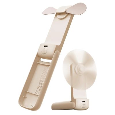 Aecooly Pocket 01 Foldable Hand Fan, Beige
