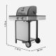 12. Black+Decker BXOG7200E Gas Grill 2 Burners x 3.6 kW