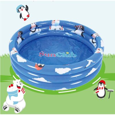 2. 3-RING CHILDREN'S POOL PENGUINS 100x23CM 51231