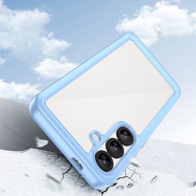 3. Outer Space Case with Gel Frame for Samsung Galaxy S25 - Blue