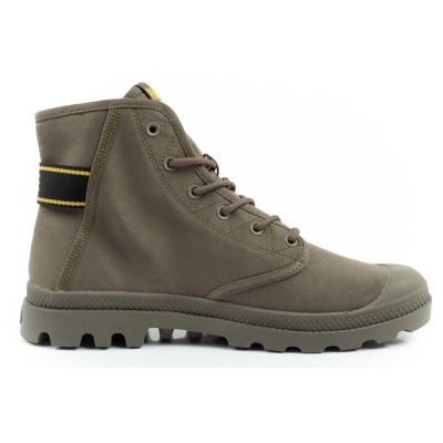 4. Palladium Men's Pampa Hi Dare II High Top Sneakers Olive