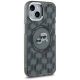 4. Karl Lagerfeld IML Monogram Karl & Choupette Head MagSafe iPhone 15 Plus Case - Black