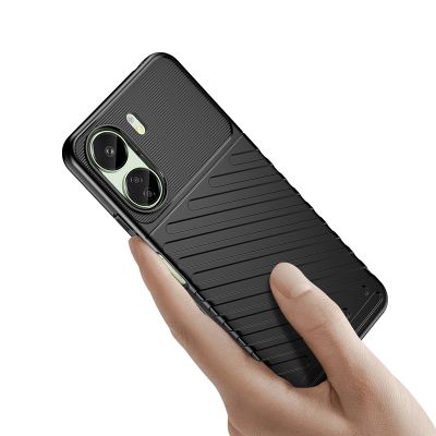 3. Thunder Case armored case for Xiaomi Redmi 13c - black