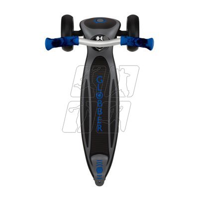 18. Globber Master Prime 3-Wheel Scooter / Black - Navy Blue 664-100