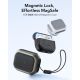 2. ESR Orbit HaloLock MagSafe Case for AirPods Pro 3 - Gray & Black