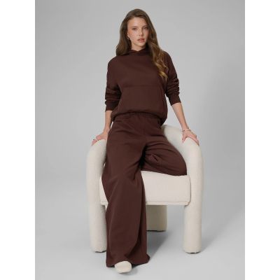 Women's wide-leg sweatpants 4F 4FRSS26TTROF2011-80S