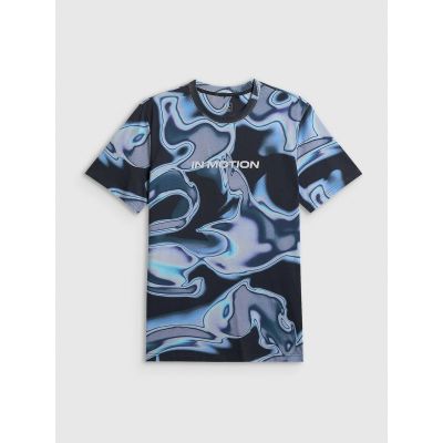 5. Men's regular printed T-shirt 4F 4FRSS26TTSHM3656-90A
