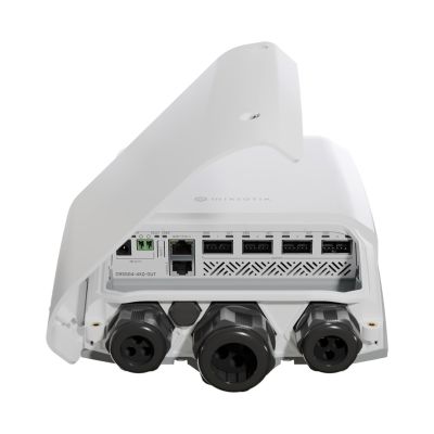 3. Mikrotik CRS504-4XQ-OUT Network Links Managed L3 Fast Ethernet (10/100) PoE Support 1U White