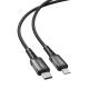 2. Acefast C1-01 Lightning - USB-C MFi PD cable 30W 3A 480Mb/s 1.2m - black