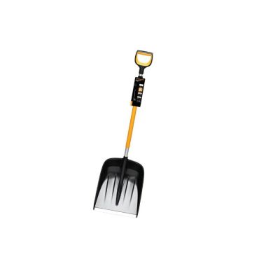 3. Fiskars 1057177 Snow Shovel/Shovel Metal Black, Orange