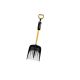 3. Fiskars 1057177 Snow Shovel/Shovel Metal Black, Orange