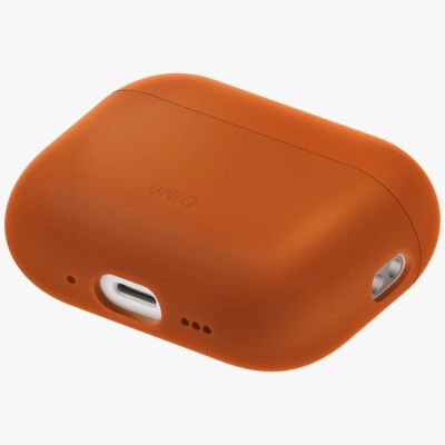 2. Uniq Lino Silicone Case for AirPods Pro 3 - Orange