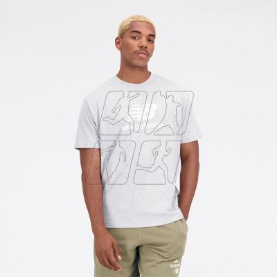 New Balance Essentials Stacked Logo Co M T-shirt MT31541AG