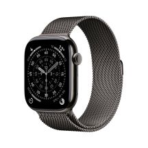 Apple Watch Series 11 GPS + Cellular 46mm Slate Titanium Case with Slate Loop - S/M