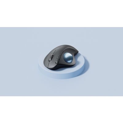 7. Logitech ERGO M575 for Business Office Mouse Right Side RF Wireless + Bluetooth Trackball 2000 DPI