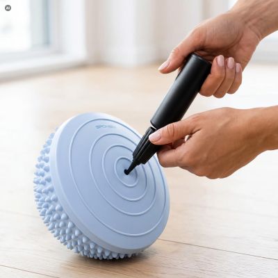 12. Sensory Half Balls for Balance Training, 2 pcs, Spokey SPIKE