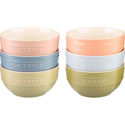 Set of 6 STAUB SERVING bowls 14 cm, multicolored (1029319)