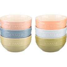 Set of 6 STAUB SERVING bowls 14 cm, multicolored (1029319)