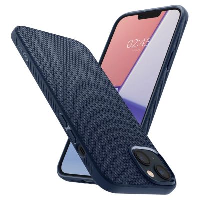 4. Spigen Liquid Air Case for iPhone 14 Plus - Blue