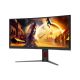 AOC G4 CU34G4CAP Computer Monitor 86.4 cm (34") 3440 x 1440 px UltraWide Quad HD LCD Black, Red