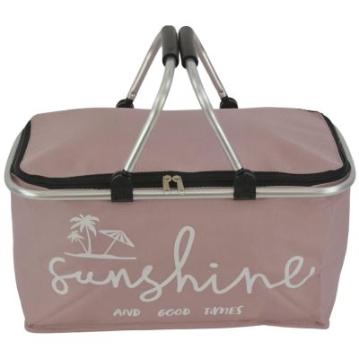 25. FOLDABLE THERMAL TRAVEL BASKET 35L REDCLIFFS PINK