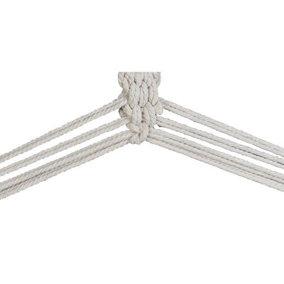 27. BRAZILIAN HAMMOCK HANGING CHAIR 100x50CM NATURA WITH SEWN TROPIC JUNGLE PILLOW