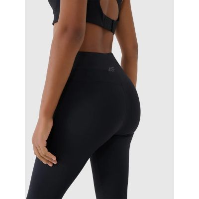 10. Women's 7/8 high waist leggings with quick-drying finish 4F 4FWAW26TFTIF489-20S