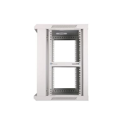 6. Extralink 12U 600x450 Gray Wall-Mounted Rack Cabinet