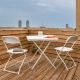 8. ARUBA BALCONY SET - TABLE + 2 CHAIRS