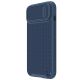 2. Nillkin Textured S Case for iPhone 14, armored cover with camera cover, blue