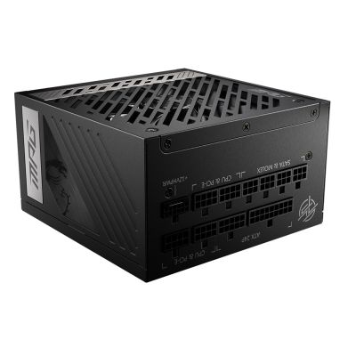7. MSI MPG A1000G PCIE5 Power Supply Module 1000W 20+4 pin ATX ATX Black