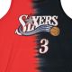 3. Mitchell & Ness NBA Philadelphia 76ers Allen Iverson Tie Dye Cotton Tank - TTNK3206-P76YYAIVRDBK