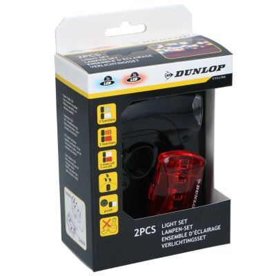 4. DUNLOP LED BIKE LAMP KIT FRONT REAR