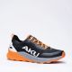 2. Aku men's outdoor trekking shoes Aira comfortable hiking black gray orange