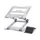 Wozinsky WRS-CPY75DSS Aluminum Laptop and Tablet Stand + Free Smartphone Stand - Silver