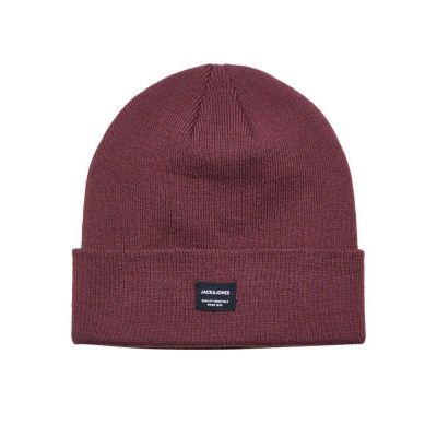 Jack & Jones Jacdna Beanie Noos M 12092815 Burgundy