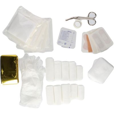 4. CAR FIRST AID KIT WITH 30-PIECE CONTENTS, BOX