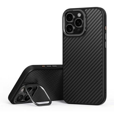 3. Uniq Keva Max Magclick Charging Case for iPhone 16 Pro Max - Black