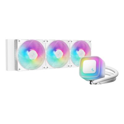 10. DeepCool LE360 WH V2 Processor All-in-one Liquid Cooler 12 cm White 1 pc.