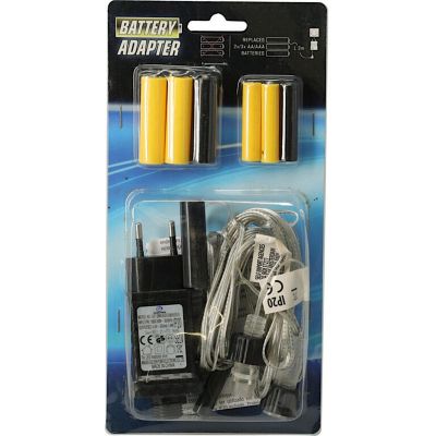 4. 4xAA OR 4xAAA BATTERY ELIMINATOR