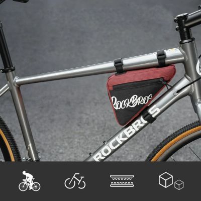 3. Rockbros G001 Flash Journey Triangle Frame Bike Bag 0.8 l - Red