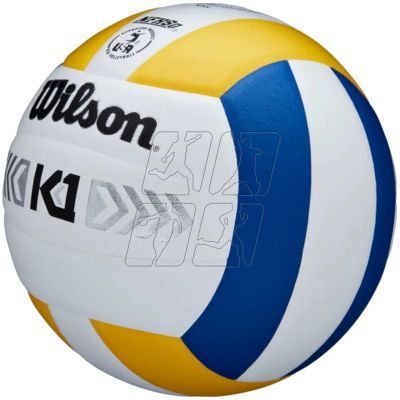 4. Ball Wilson K1 Silver Volleyball WTH1895B2XB