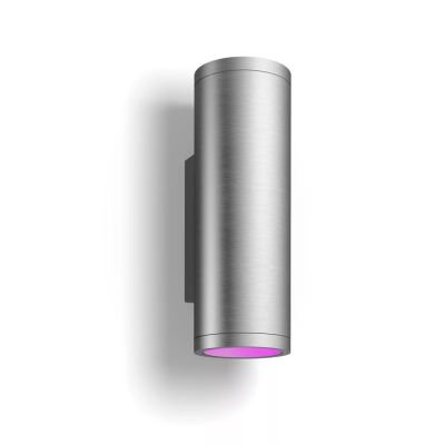 Philips Hue Appear outdoor stainless steel wall lamp 2x8W