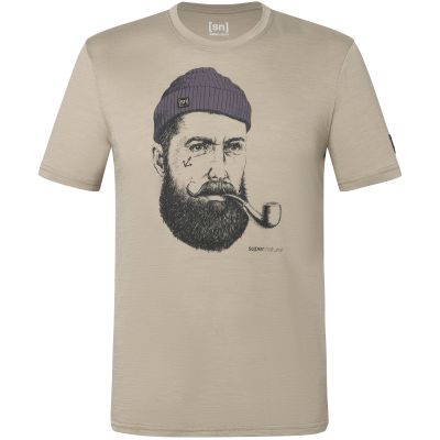 Men’s Short-Sleeve SUPER.NATURAL M SN Sailor Tee, Brown