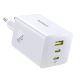 3. Baseus EnerFill FE11 2 x USB-C / USB-A 100W Wall Charger - White