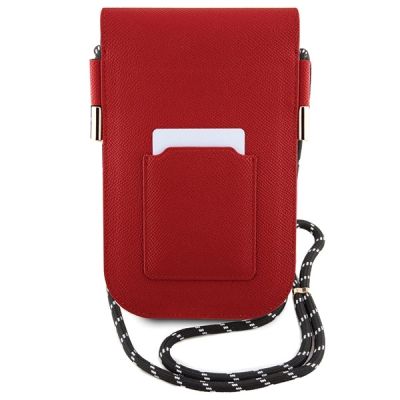 4. Hello Kitty Leather Hiding Kitty Cord bag - red