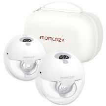 MOMCOZY M5 Portable Cordless Double Breast Pump