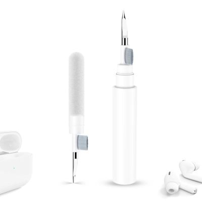 2. Tech-Protect CS02 3-in-1 Headphone Cleaning Kit - White