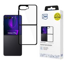 3mk Satin Armor Case+ for Samsung Galaxy Z Flip 7 - Transparent Black